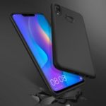 Twill Texture TPU Back Mobile Cover for Huawei Y9 (2018) / Enjoy 8 Plus – Black