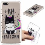 Pattern Printing Embossment TPU Case for Huawei Y5 (2018) / Y5 Prime (2018) / Honor 7s / Play 7 – Cool Unicorn