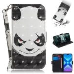 Light Spot Decor Patterned Wallet Stand PU Leather Phone Case for Huawei Honor 8X – Angry Panda
