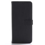 Crazy Horse Retro Leather Wallet Stand Case for Huawei Mate 20 Pro – Black