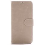 Crazy Horse Retro Leather Wallet Stand Cover for Huawei Mate 20 – Grey
