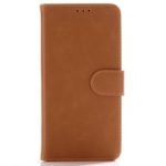 Crazy Horse Retro Leather Stand Wallet Cover for Huawei Mate 20 – Brown