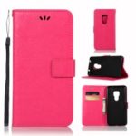 Imprinted Elephant Leather Wallet Stand Case for Huawei Mate 20 – Rose