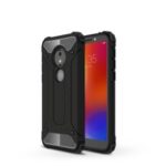 Armor Guard Plastic + TPU Hybrid Phone Casing for Motorola Moto E5 Play Go – Black