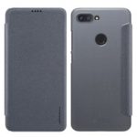 NILLKIN Sparkle Series Flip Case Leather Phone Cover for Xiaomi Mi 8 Lite / Mi 8 Youth (Mi 8X) – Black