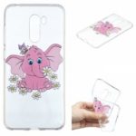 Embossment TPU Protection Pattern Printing Case for Xiaomi Pocophone F1 / Poco F1 (India) – Elephant