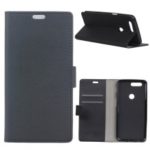 Protective PU Leather Wallet Stand Mobile Case for Xiaomi Mi 8 Lite / Mi 8 Youth (Mi 8X) – Black