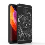 All-wrapped Drop-proof TPU Case for Xiaomi Pocophone F1 / Poco F1 (India) – Auspicious Dragon Pattern / Black