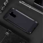 Carbon Fiber Texture Matte TPU Back Case for Xiaomi Pocophone F1 / Poco F1 (India) – Black