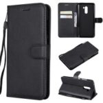Wallet Leather Stand Case for Xiaomi Pocophone F1 / Poco F1 in India – Black