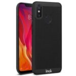 IMAK Jazz Mesh PC Phone Case + Screen Protector Film for Xiaomi Mi 8 (6.21-inch)