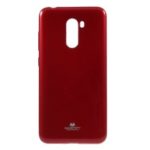 MERCURY GOOSPERY Glitter Powder TPU Case for Xiaomi Pocophone F1 / Poco F1 (India) – Red