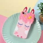3D Unicorn Pattern Silicone Back Case for iPhone 8/7 4.7 inch