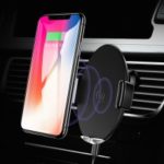 USAMS US-CD64 Auto-induction Car Air Vent Holder Qi Wireless Charger for iPhone X/8 Plus/Samsung S8 S9 Plus