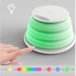 MOMAX Q.LED Rainbow Color Charging Lamp with Wireless Charger – White