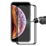 2PCS/Set HAT PRINCE Tempered Glass Screen Protective Film for iPhone XR 6.1 inch / Full Size / 0.2mm / 9H / 2.5D Arc Edge
