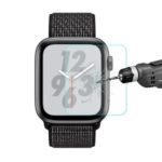 HAT PRINCE Tempered Glass Screen Guard Film for Apple Watch Series 4 44mm / 0.2mm / 9H / 2.15D Arc Edge