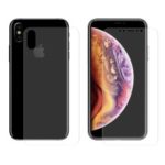 HAT PRINCE Soft PET 3D Curved Hot Bending Screen Protector + Back Film for iPhone XS Max 6.5 inch