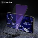 KINGXBAR 2.5D Silk Print Anti-blue-ray Full Covering Tempered Glass Screen Protection Film for iPhone XR 6.1 inch