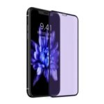 KINGXBAR 2.5D Silk Print Anti-blue-ray Full Covering Tempered Glass Screen Protection Film for iPhone XS / X 5.8 inch