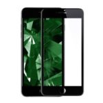 KINGXBAR 3D Curved Silk Printing Clear Tempered Glass Screen Film for iPhone 8 Plus / 7 Plus Full Cover – Black