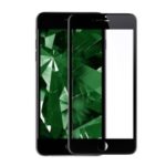 KINGXBAR [3D Curved] [Silk Printing] Clear Tempered Glass Screen Guard Film for iPhone 8 / 7 4.7 inch Full Cover – Black
