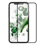 KINGXBAR Clear Tempered Glass Screen Protection Film for iPhone XS / X 5.8 inch (2.5D Curved) (Silk Printing) (Full Cover) – Black