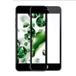 KINGXBAR Clear Tempered Glass Screen Protection Film for iPhone 8 / 7 4.7 inch (2.5D Curved) (Silk Printing) (Full Cover) – Black