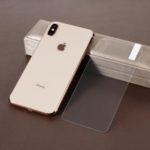 Anti-explosion Tempered Glass Back Film 2.5D Arc Edges for iPhone XS Max 6.5 inch