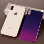 RURIHAI [Gradient Color] Soft PET [3D Curved] Back Cover Protector for iPhone XS Max 6.5 inch – Purple