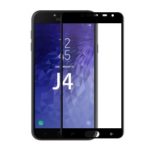 HAT PRINCE Tempered Glass Screen Protector [6D Curved Edge] 0.26mm 9H Full Size for Samsung Galaxy J4 (2018)