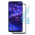HAT PRINCE for Huawei Mate 20 Lite 0.2mm 9H 3D Curved Carbon Fiber Edge Anti-blue-ray Tempered Glass Full Screen Guard Film