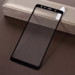 RURIHAI Solid Defense Tempered Glass Screen Protector for Samsung Galaxy A7 (2018) – Black