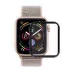 HAT PRINCE for Apple Watch Series 4 40mm 3D Full Size Electroplating PET Curved Hot Bending HD Clear Screen Protector – Black
