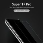 NILLKIN Super T+ Pro for iPhone XS Max 6.5 inch HD Clear Tempered Glass Screen Protector + Clear Back Cover Film