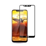 MOCOLO Silk Print Arc Edge Full Coverage Tempered Glass Screen Protector for Nokia 7.1 Plus / X7 – Black