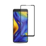 MOCOLO Silk Print Arc Edge Full Coverage Tempered Glass Screen Protector for Xiaomi Mi Mix 3 – Black