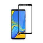 MOCOLO Silk Print Arc Edge Full Coverage Tempered Glass Screen Protector for Samsung Galaxy A9 (2018) / A9 Star Pro / A9s – Black