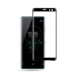 MOCOLO 3D Curved Arc Edge Full Coverage Tempered Glass Screen Protector for Sony Xperia XZ3 – Black