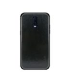 MOFI PU Leather Coated PC + TPU Hybrid Cell Phone Case for OnePlus 6T – Black