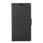 Wallet Stand Magnetic PU Leather Flip Phone Case for Wiko Sunny 3 – Black