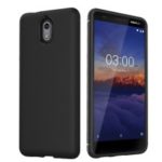 LENUO LeShen Series Twill Texture TPU Protection Pone Case for Nokia 3.1 – Black