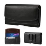 5.8 inch PU Leather Holster Case for iPhone XS, Size: 15.5 x 8 x 1.8cm – Black