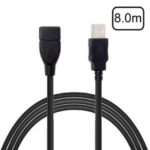 8m USB Type-A Female to USB 2.0 Male Data Extension Cable for Hard Disk & Scanner & Printer