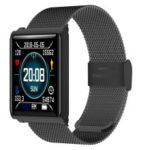 MISSYOU N98 Smart Bracelet Bluetooth Wristband Fitness Tracker Compatible with iOS & Android – Grey