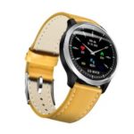 MISSYOU N58 1.22 inch Smart Bracelet Bluetooth Wristband IP67 Waterproof Heart Rate Monitor Fitness Tracker – Yellow