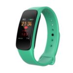 M5S Anti-lost Color Screen Smart Wristband / 0.96 inch OLED / Heart Rate / Blood Pressure Monitor – Green