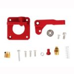 Creality 3D MK8 Extruder Upgraded Replacement Red Metal 3D Printer Extruders Kit for CR-10/10S/10S4/10S5/10MINI Series