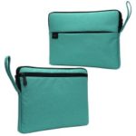 Nylon Fabric Shockproof Sleeve Protection Case for 13.3-inch Notebooks with Soft Plush Lining – Green