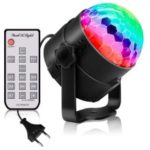 YOUOKLIGHT YK2278-NEW Sound Disco Lights with Remote Control Party Lighting Disco Ball Speaker Strobe Rotating Lamp – US Plug